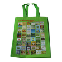 黄石LB11覆膜无纺布广告袋